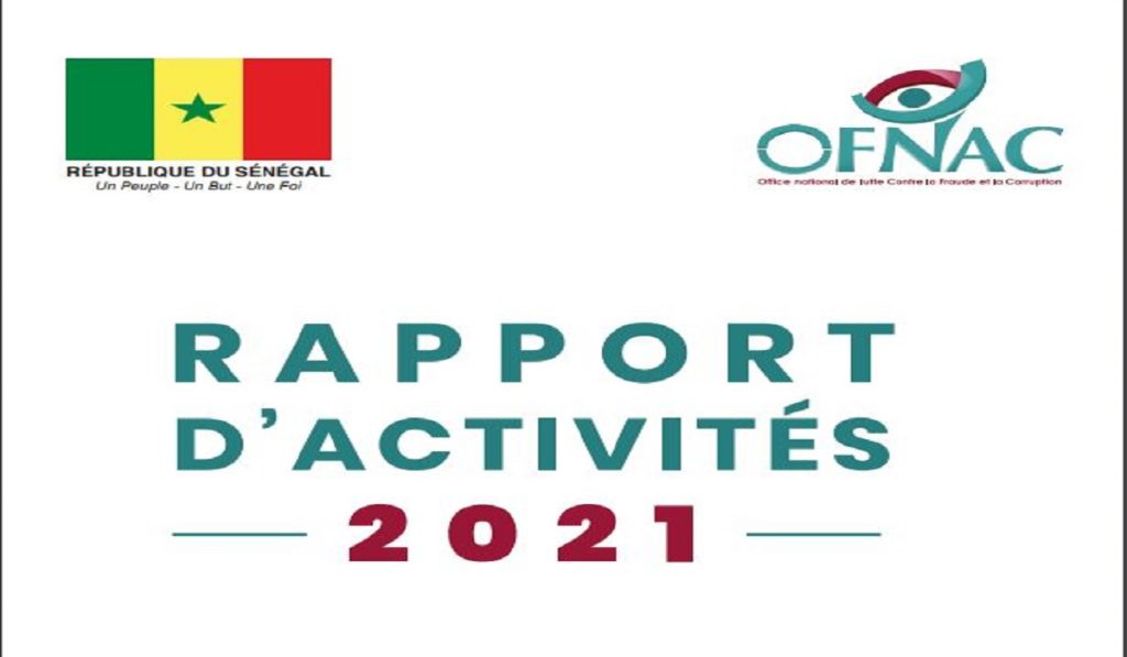 Rapport 2021 De L'Ofnac #PDF - Www.enligne.sn